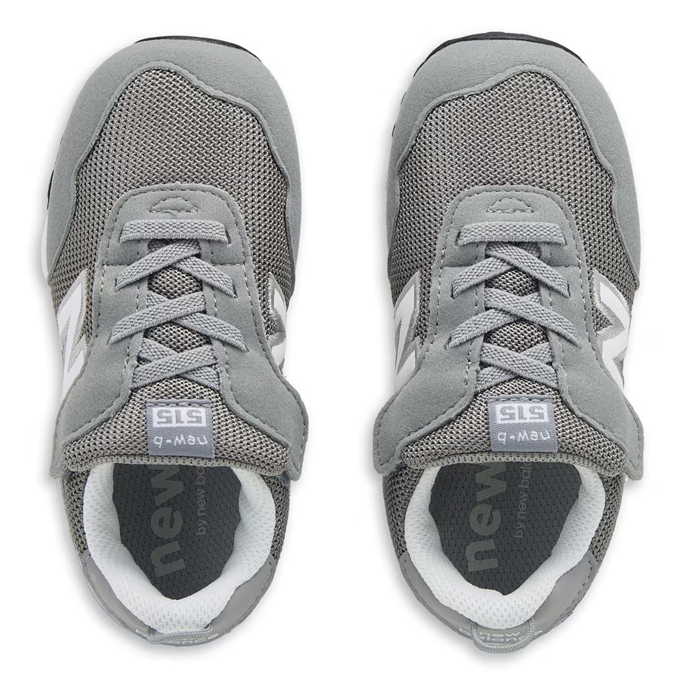 Детские ретро-кроссовки 515 toddler от New Balance, grey/white — фото 4