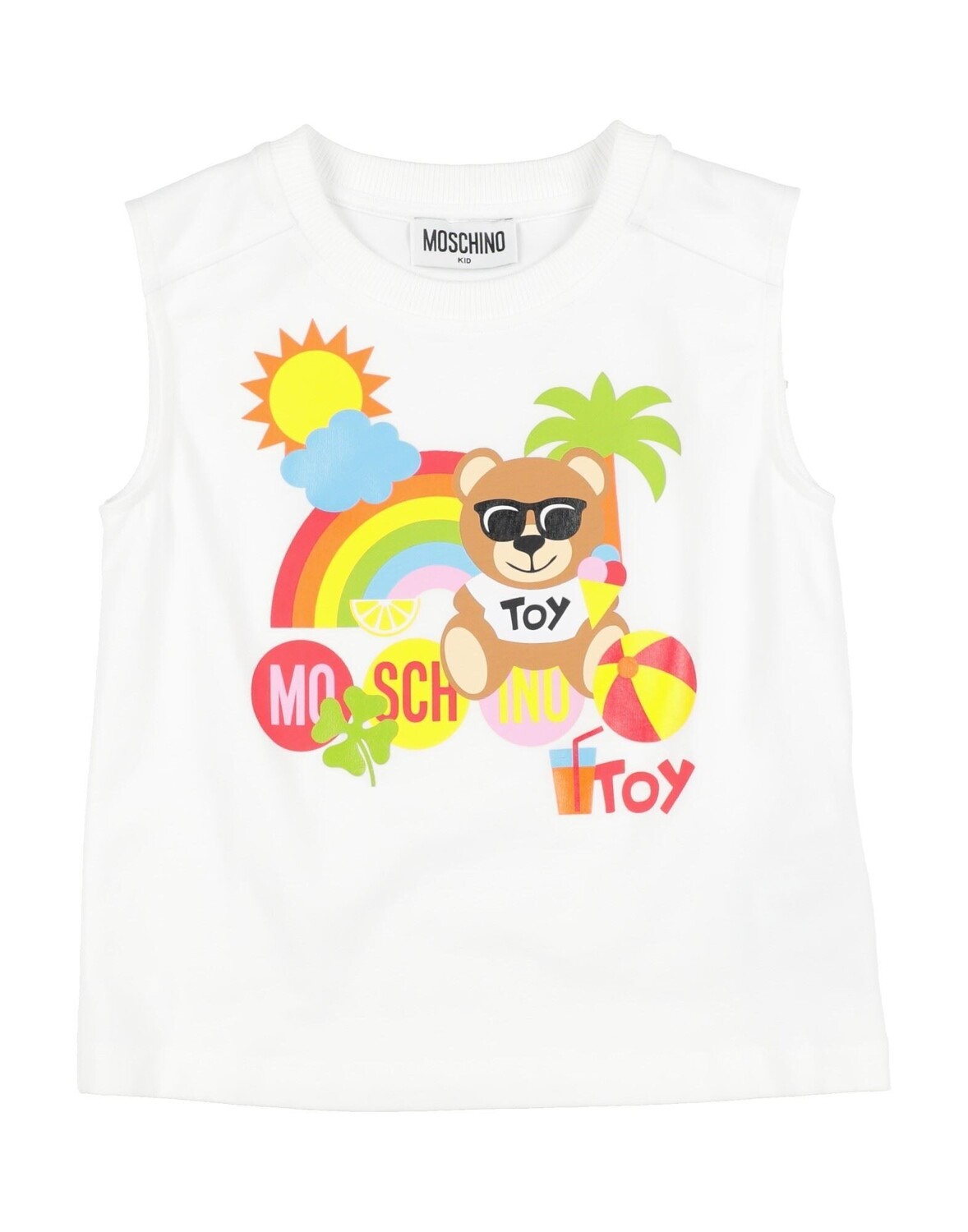 

Футболка Moschino Kid, белый