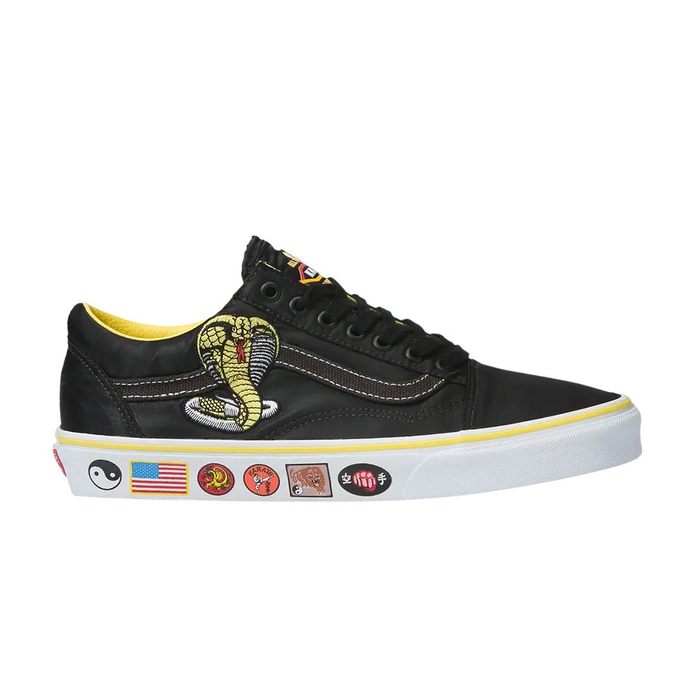 Ботинки Cobra Kai x Old Skool Vans, черный