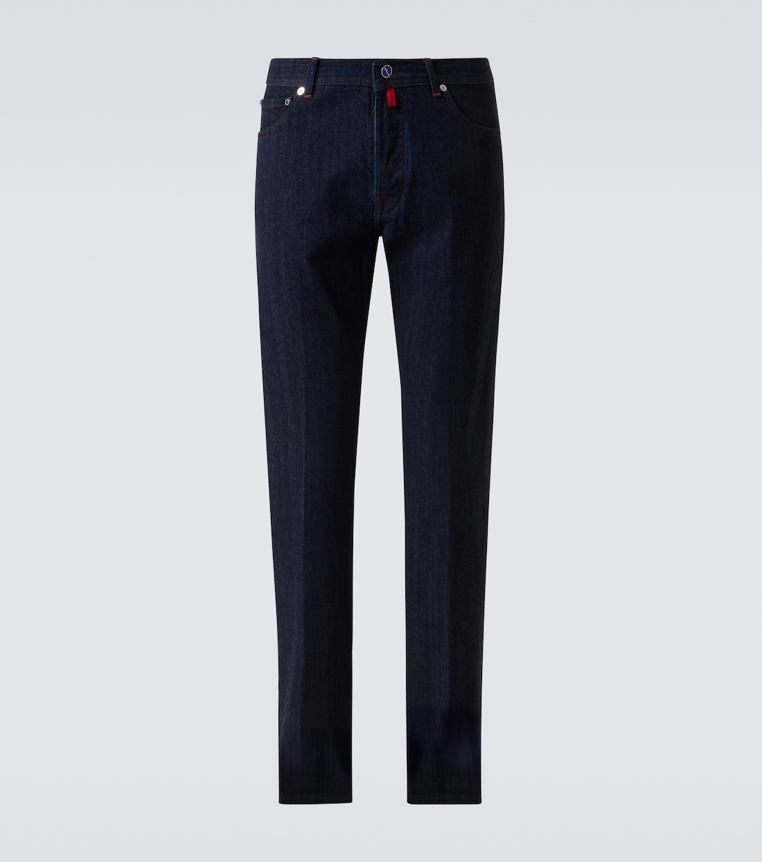 

Средние облегающие джинсы Skinny Kiton, Dark Wash