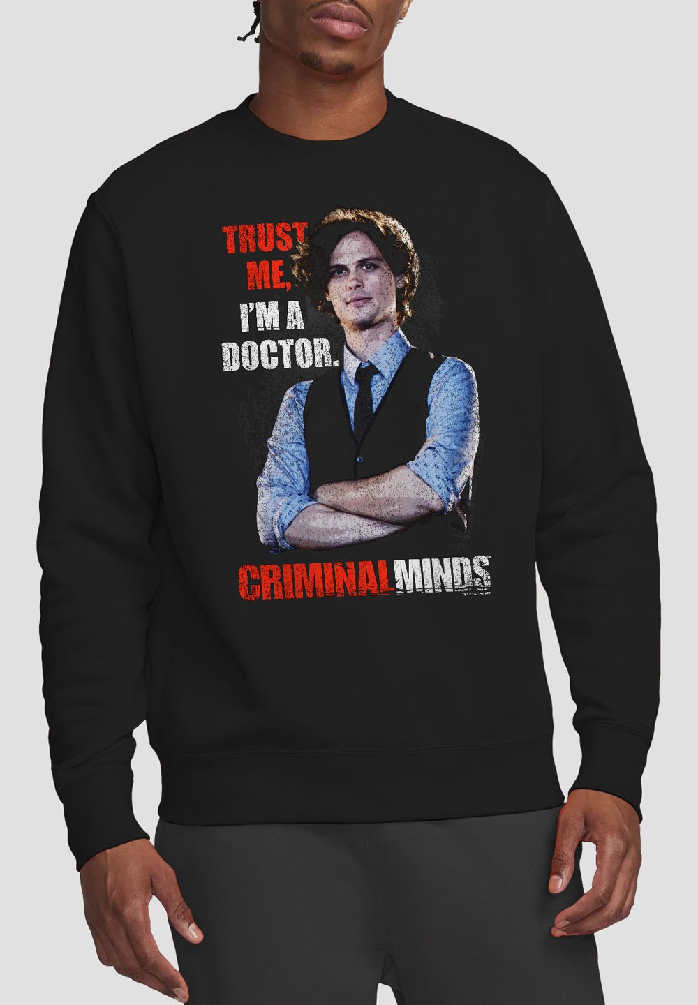 

Толстовка CRIMINAL MINDS TRUST ME Cotton Soul, черный