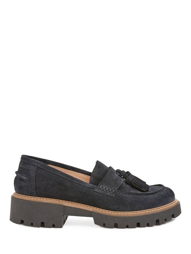 Лоферы из замши с кисточкой Celtic & Co., Navy
