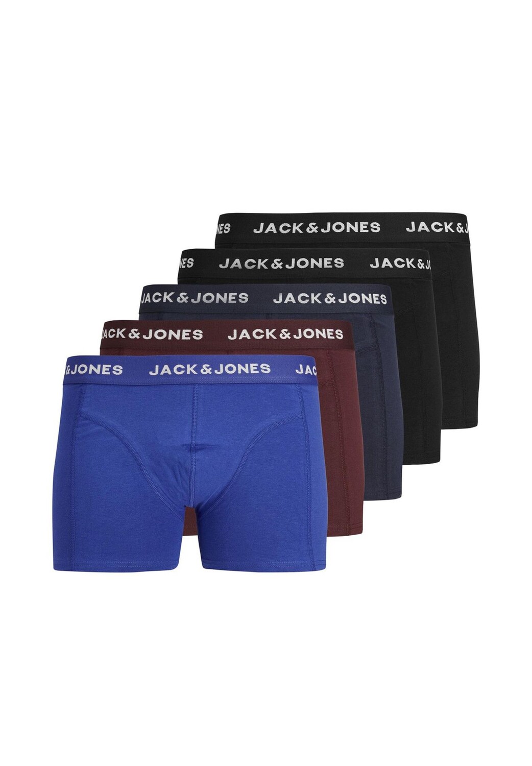

Мужские боксеры, 5 шт. - JACBLACK FRIDAY TRUNKS JACK & JONES, цвет Schwarz Blau Rot