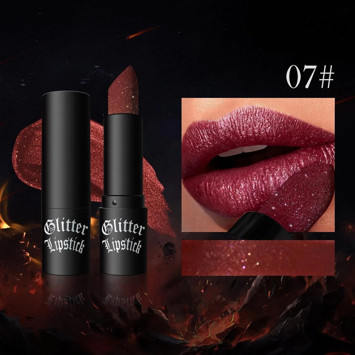 Матовая помада Stayon Balm Rouge Lipstick, красный (винный) Generic — фото 2