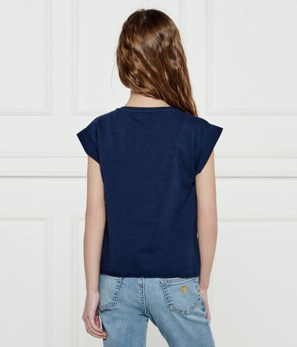 Футболка Guess Loose Fit, синий — фото 3