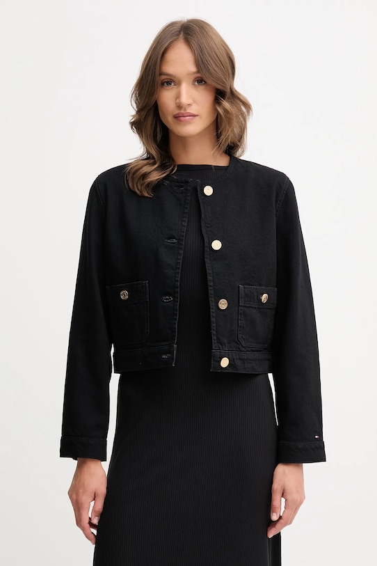

Хлопковая куртка Tommy Hilfiger, черный