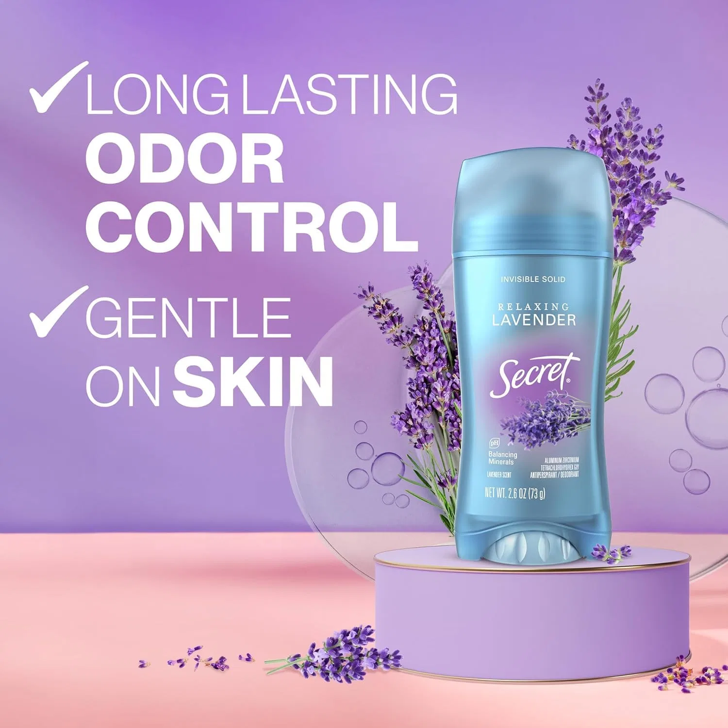 Женский дезодорант-стик Secret Scent Expressions Ooh-La-La Lavender, 76 г Secret — фото 4