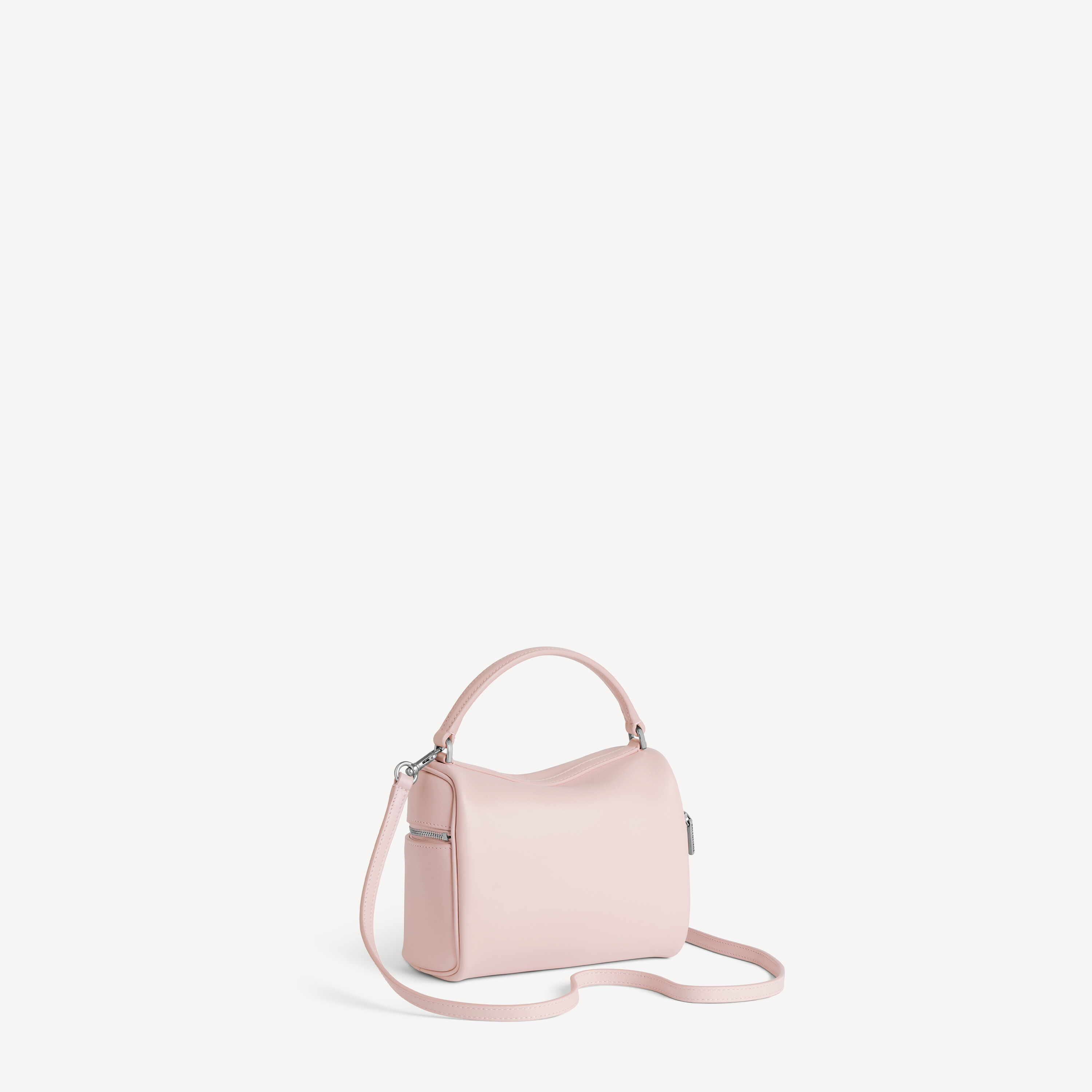 Женская косметичка rodeo из розовой замши BALENCIAGA, замшевый розовый — фото 3