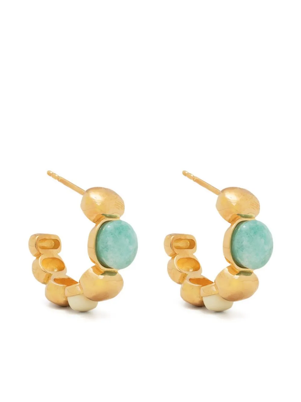 

Серьги с амазонитом Aurelie Bidermann, золотой