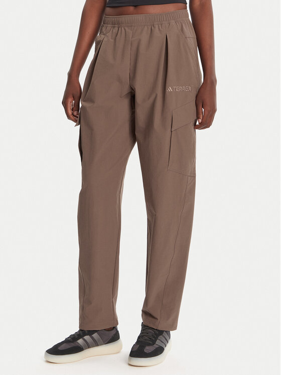 

Уличные брюки loose fit Terrex Xploric JM9857 Adidas, коричневый