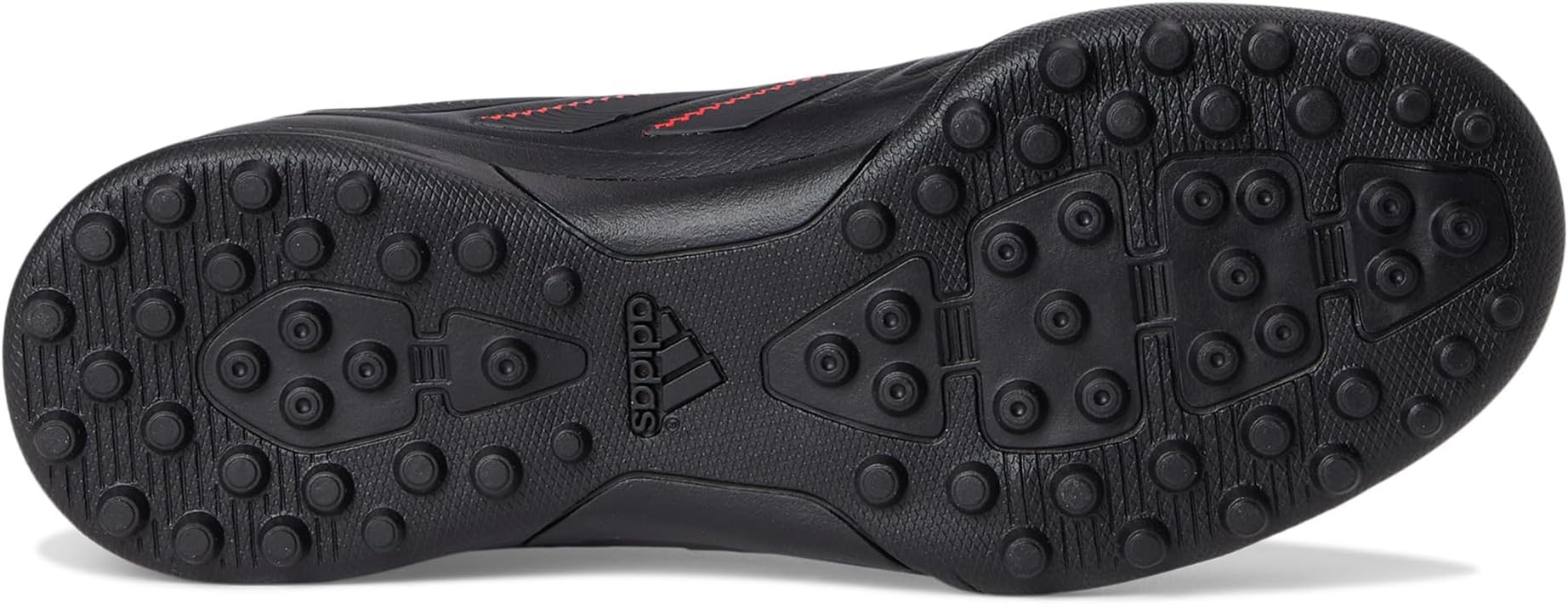 Кроссовки Adidas Kids Copa Pure 3 League Turf Soccer Cleats, Black/Carbon/Lucid Red — фото 3