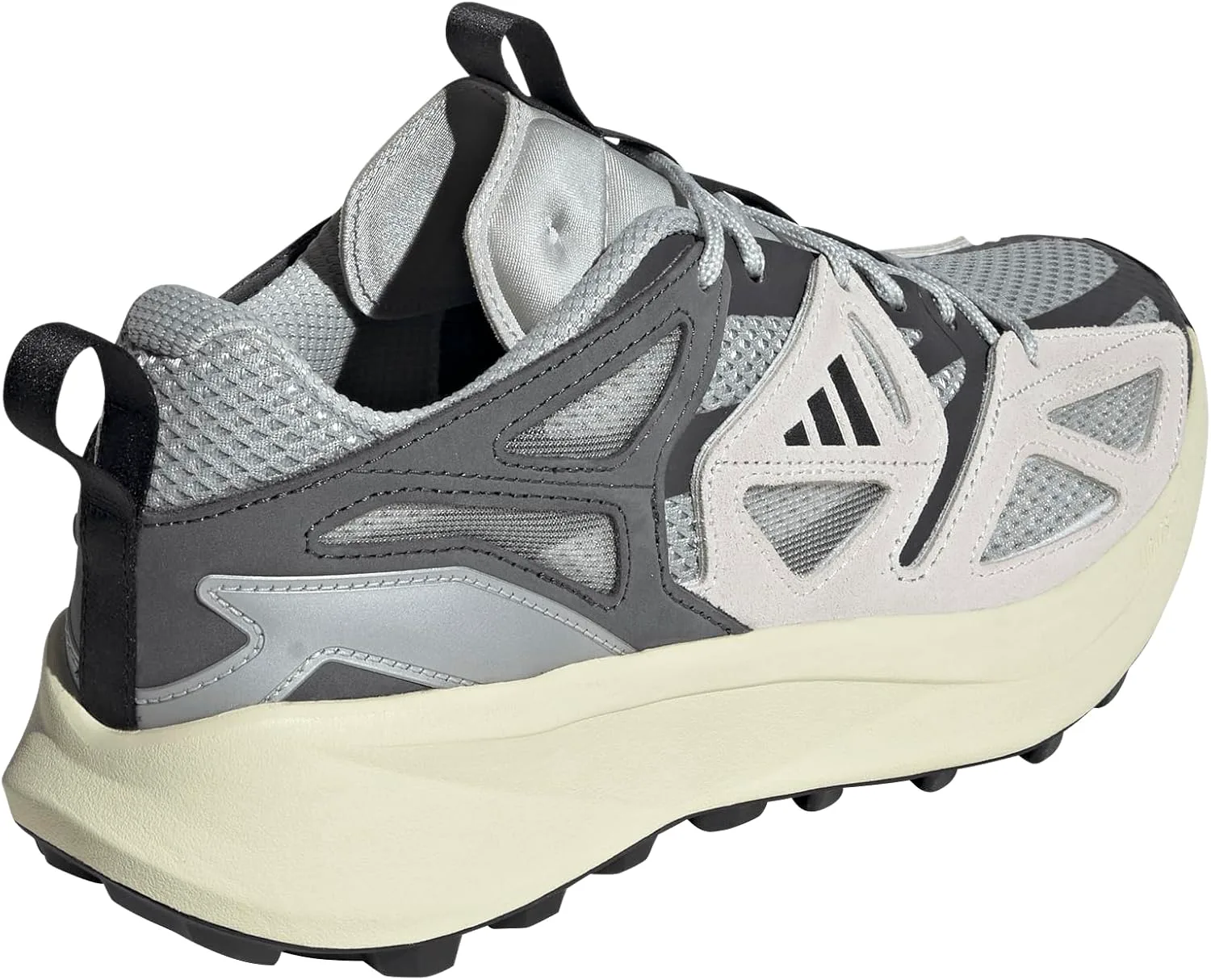 Мужские кроссовки Adidas Kantai Trail, серебристый/черный/серый — фото 3