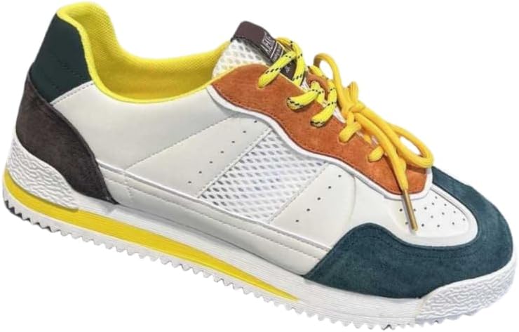 

Мужские легкие кроссовки с резиновой подошвой и сетчатым верхом на шнуровке - дышащие и прочные спортивные туфли для повседневной носки Hoalox, зеленый