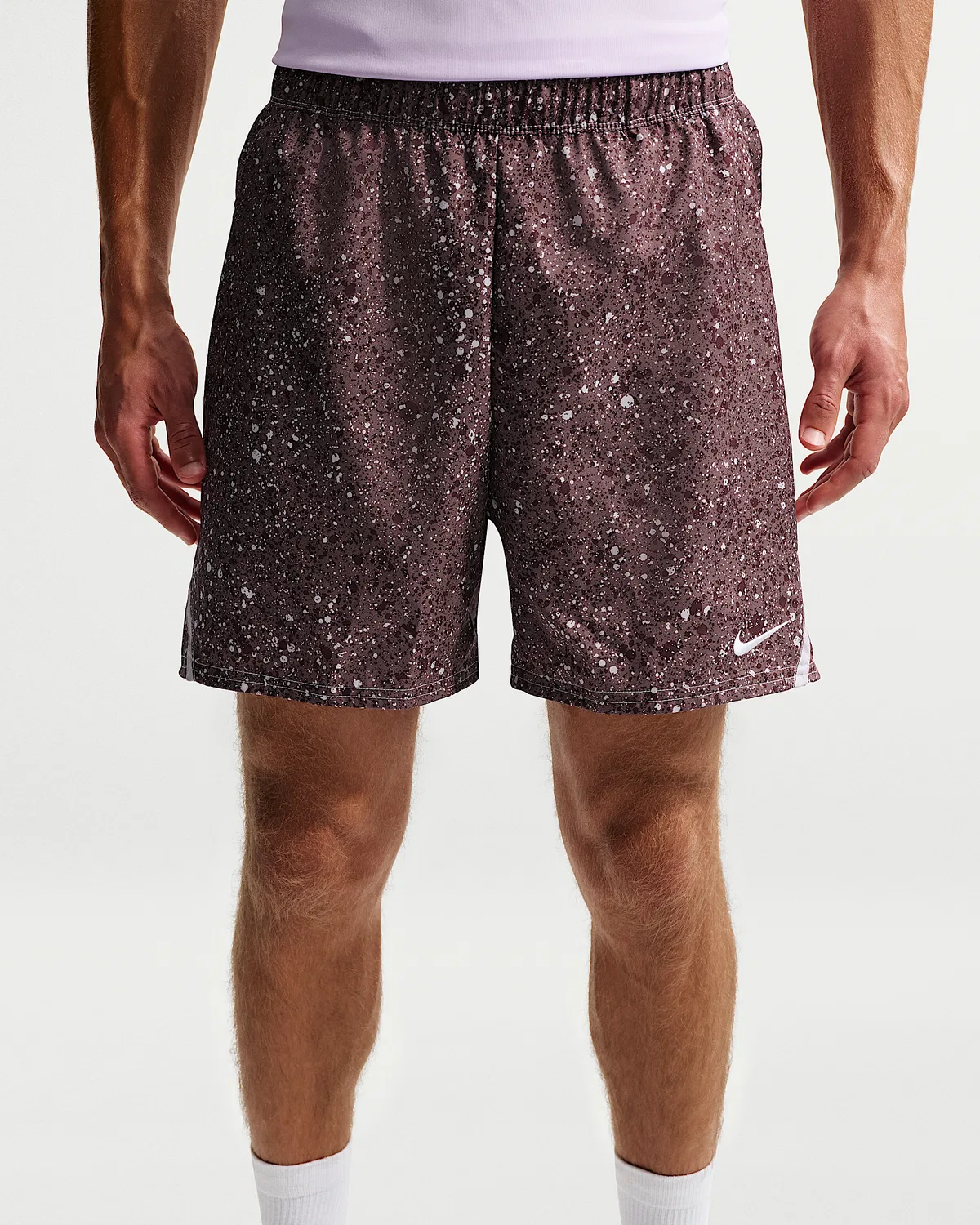 Мужские шорты NikeCourt Victory Dri-FIT 7", Tattoo/Platinum Violet/White — фото 2