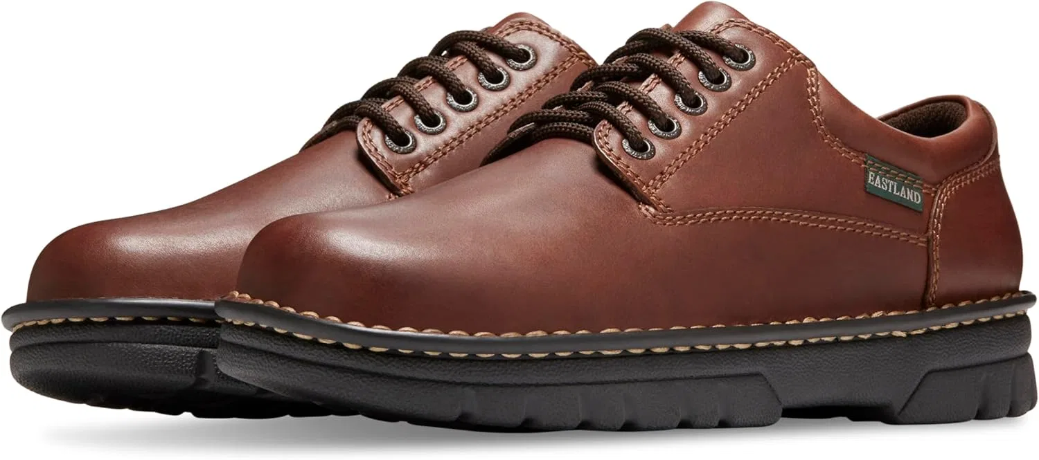 Мужские туфли Eastland Plain View Oxford, Brown — фото 3