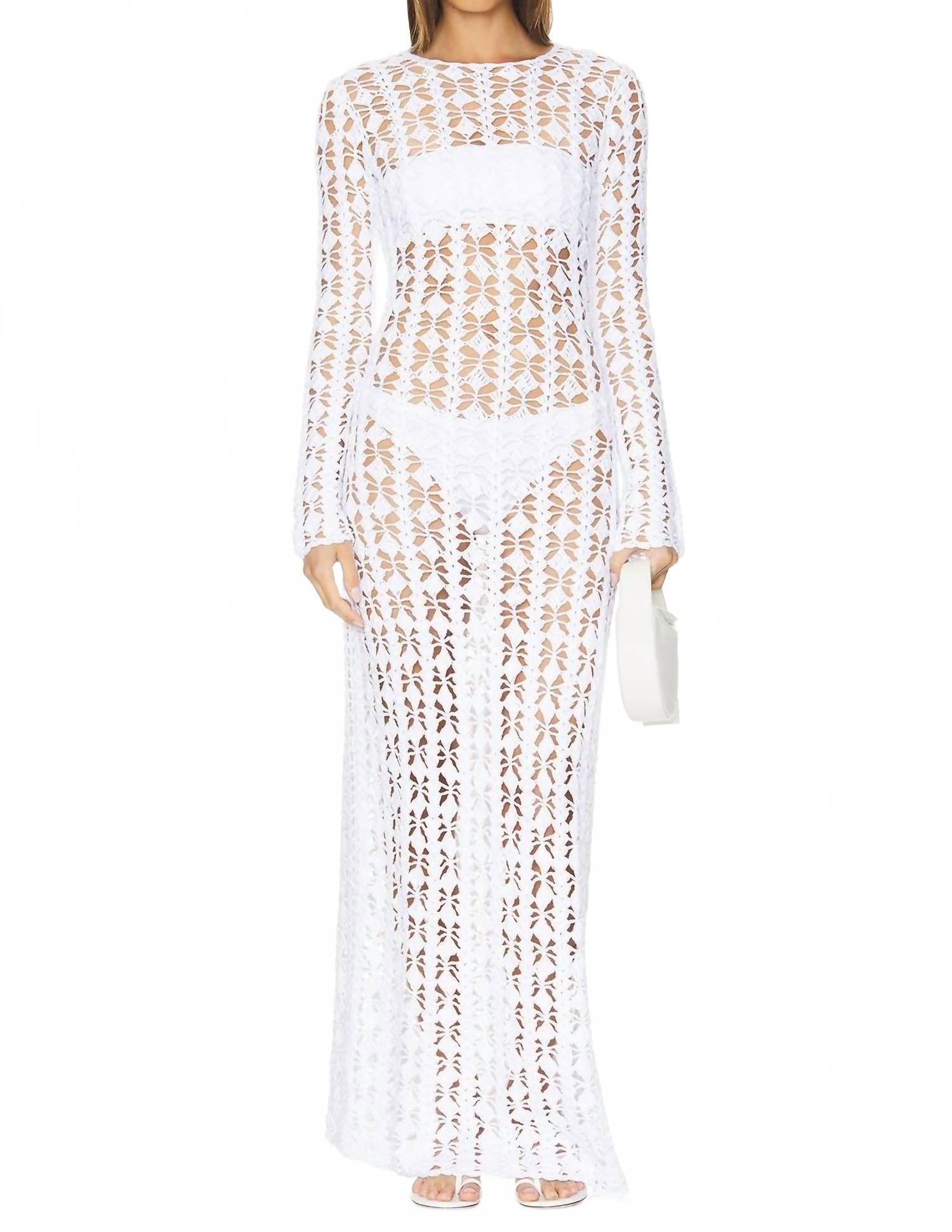 

Платье Ariana в белом цвете Beach Riot