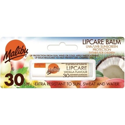 

Malibu Бальзам для губ с SPF30 Ваниль 4 мл