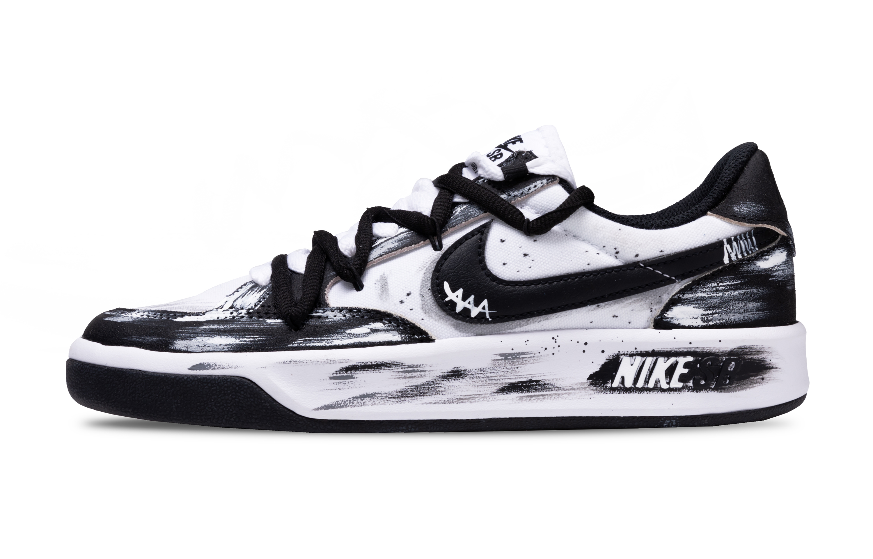 

Nike Низкие противоскользящие кроссовки для скейтбординга SB Adversary Gothic Graffiti, мужские, черные