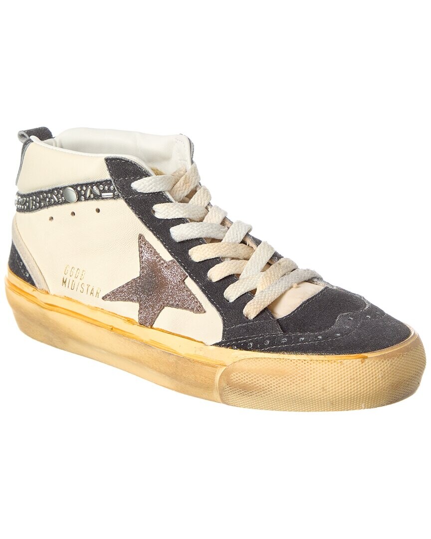 

Кроссовки Golden Goose Midstar из кожи и замши, мультиколор