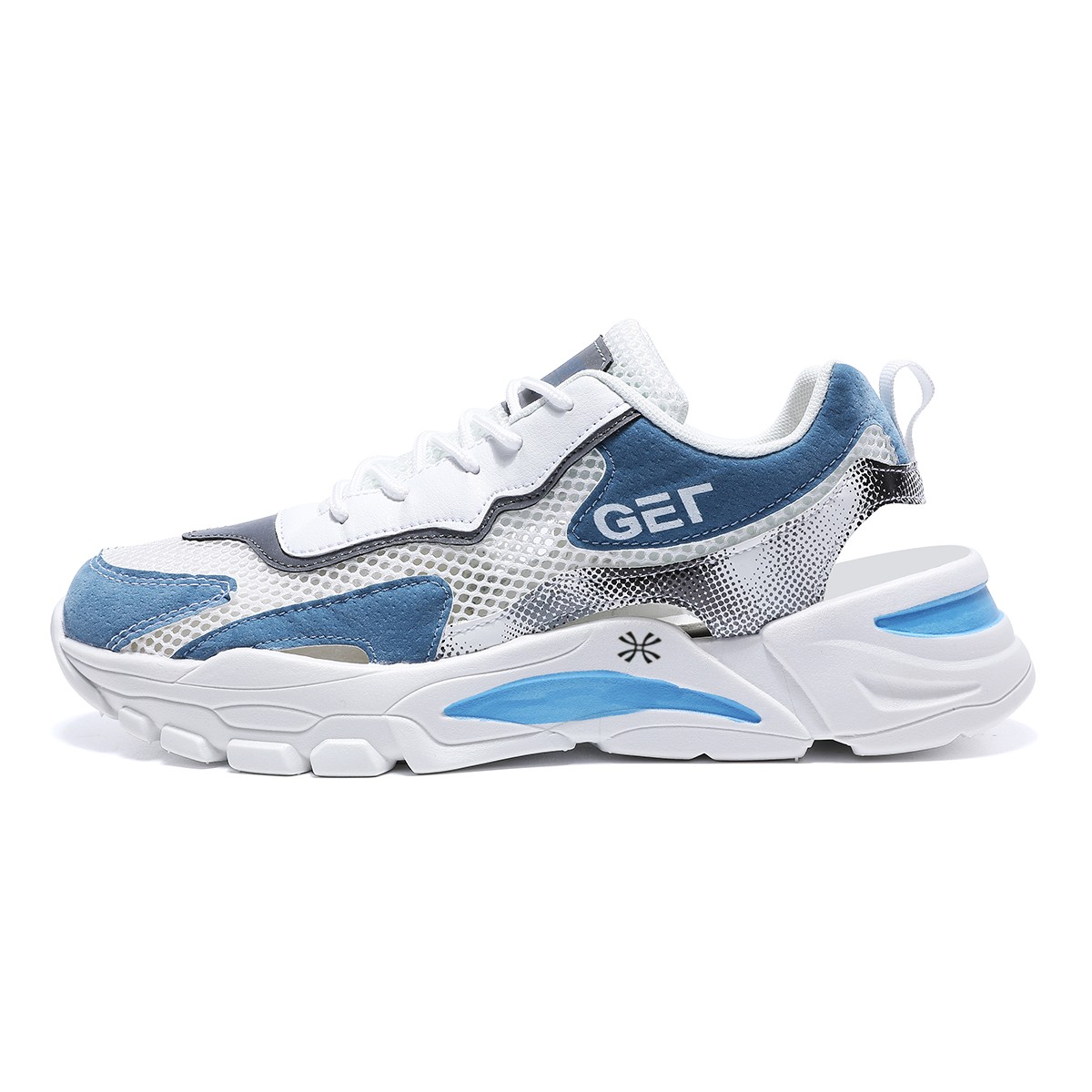 

Дышащие повседневные детские кроссовки для подростков YUZHAOLIN, белый/синий