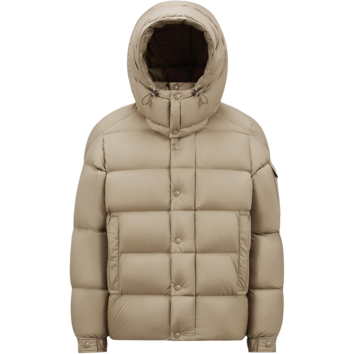 

Пуховик мужской светло-коричневый Moncler