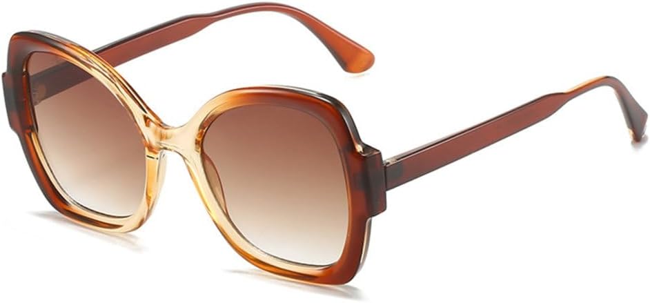 

Уникальные квадратные солнцезащитные очки-бабочки для женщин, элегантная оправа с градиентом, женские солнцезащитные очки неправильной формы, защита от УФ-излучения UV400 LJTJTAV, Tea