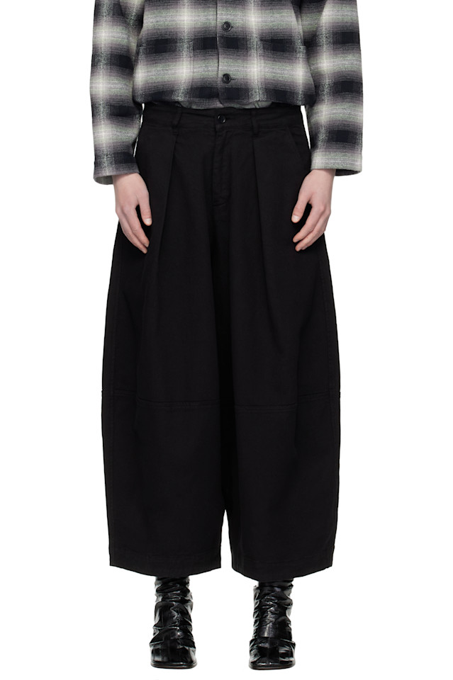 

Брюки из органического хлопка в стиле «мертвец» Ymc, черный