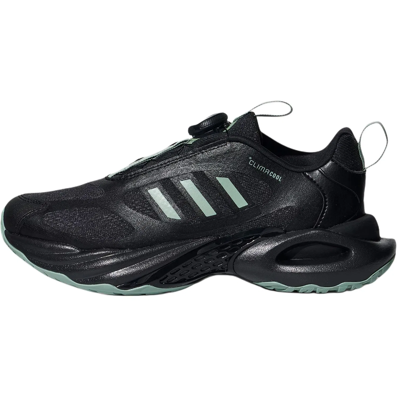 Кроссовки беговые Climacool Vento 4.0 Low top Kids' Running Shoes Black Green Unisex Adidas
