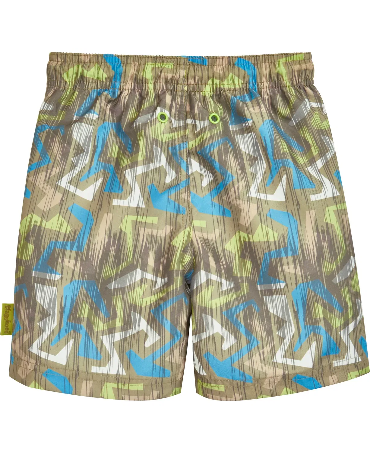 Плавки Beach-Short Wave из переработанного полиэстера, Playshoes, оливковый — фото 2