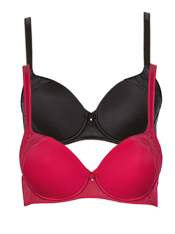 

Бюстгальтер на косточках Lisca, цвет black-red