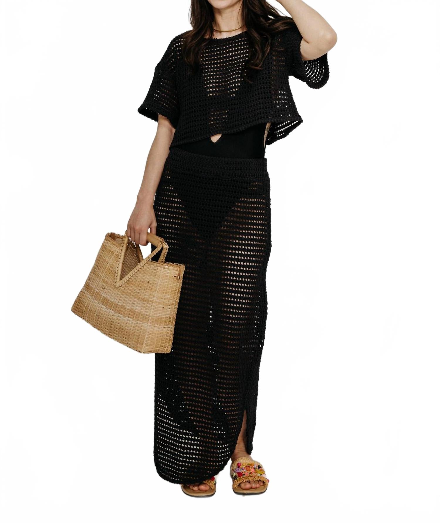 

Росток Юбка в черном RITA ROW