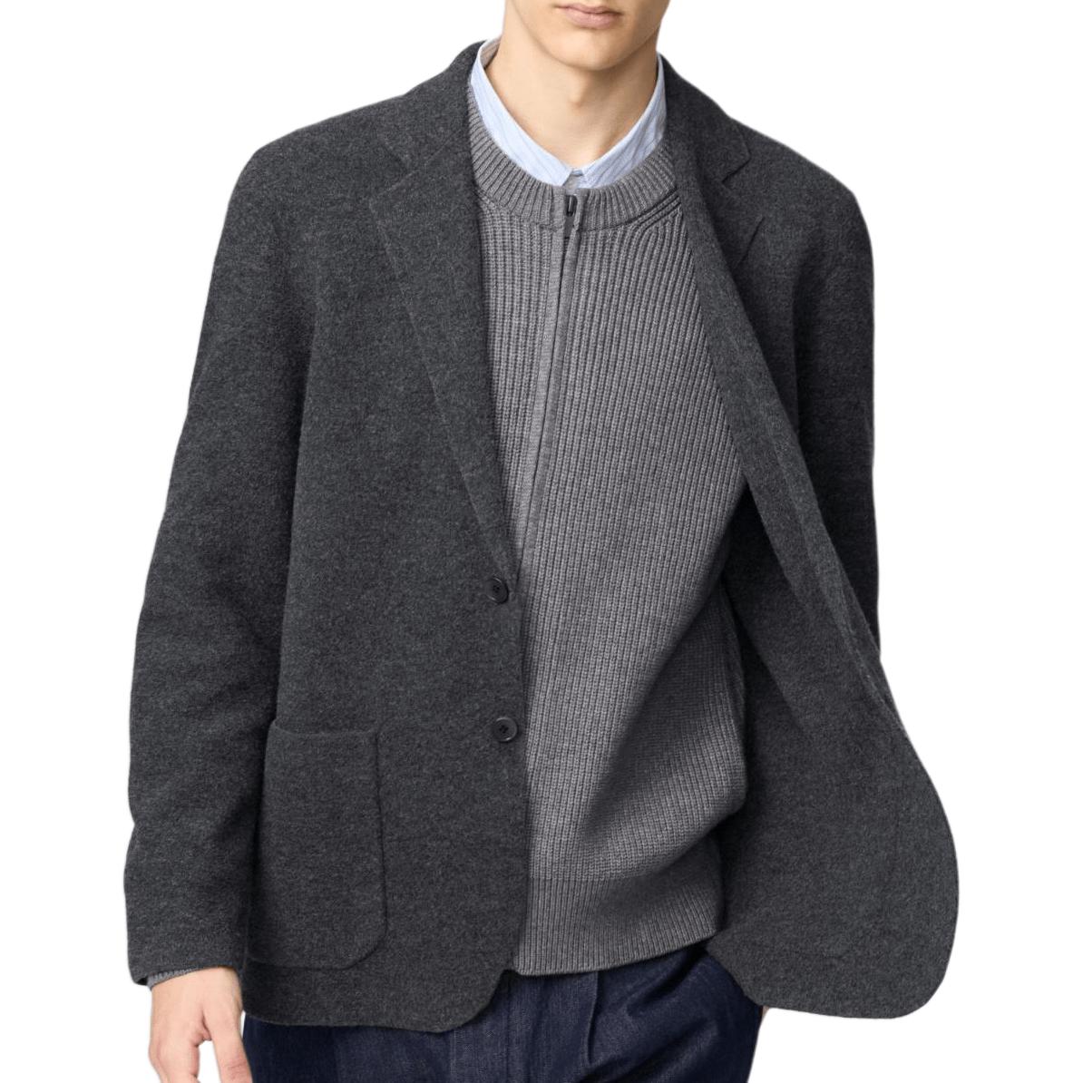 

UNIQLO Коллекция Клэр Уэйт Келлер Осень-Зима 25 Деловой костюм Унисекс, Dark Gray