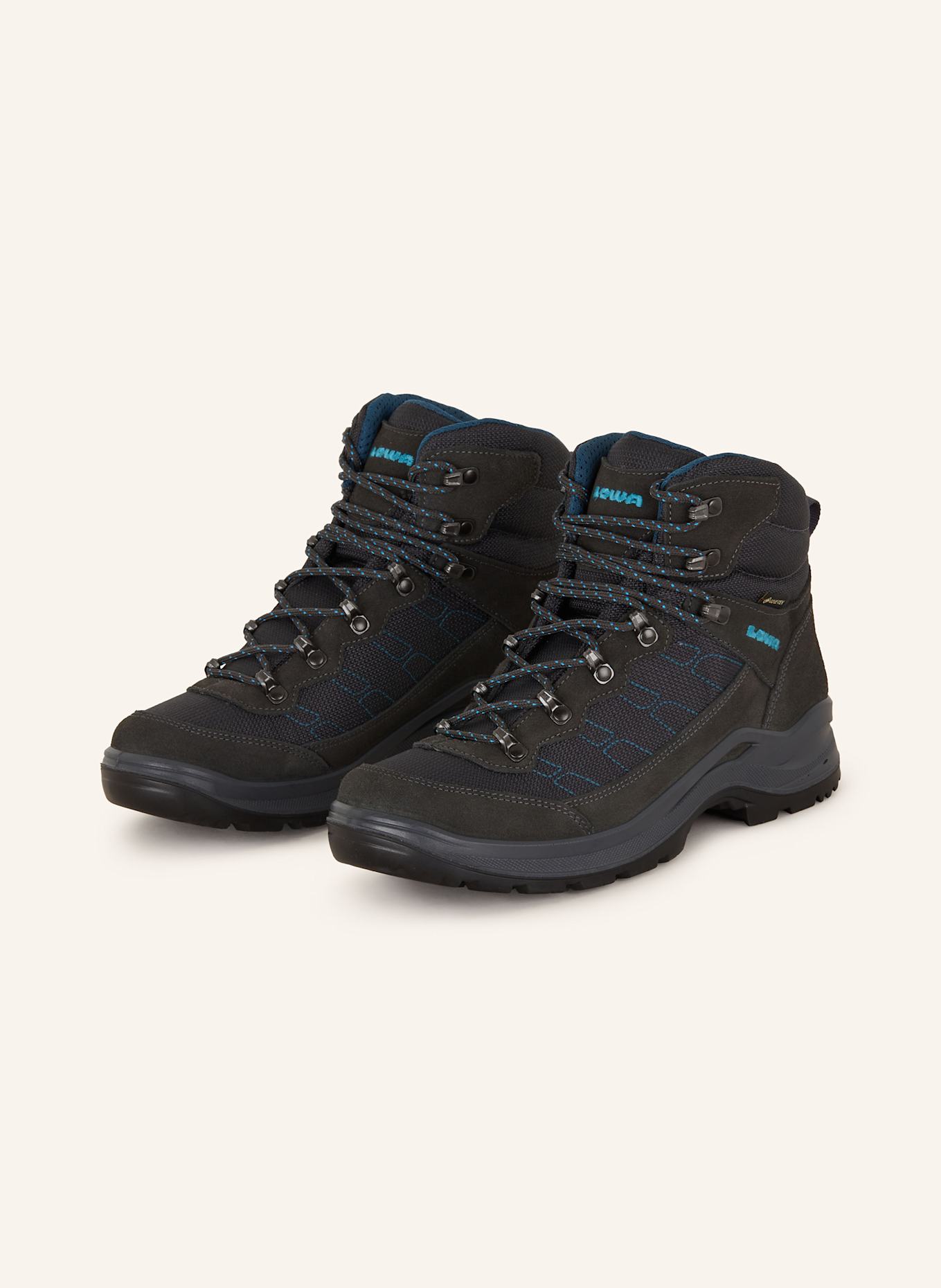 Женские треккинговые ботинки Lowa Taurus Pro GTX из замши и текстиля, серо-коричневый