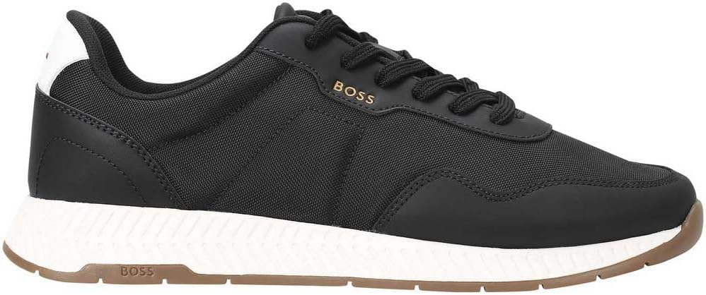 

BOSS Titanium_Runn мужские повседневные шнурованные кроссовки, Black 1, 7.5 Men