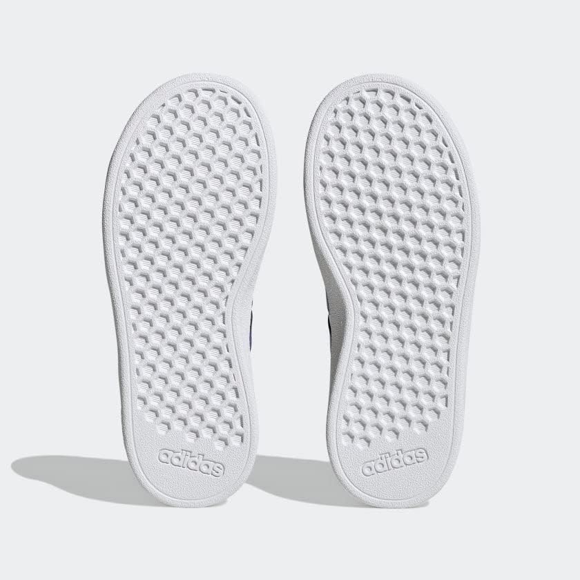 Кроссовки adidas Kids' Grand Court 2.0, белый/голубой — фото 3