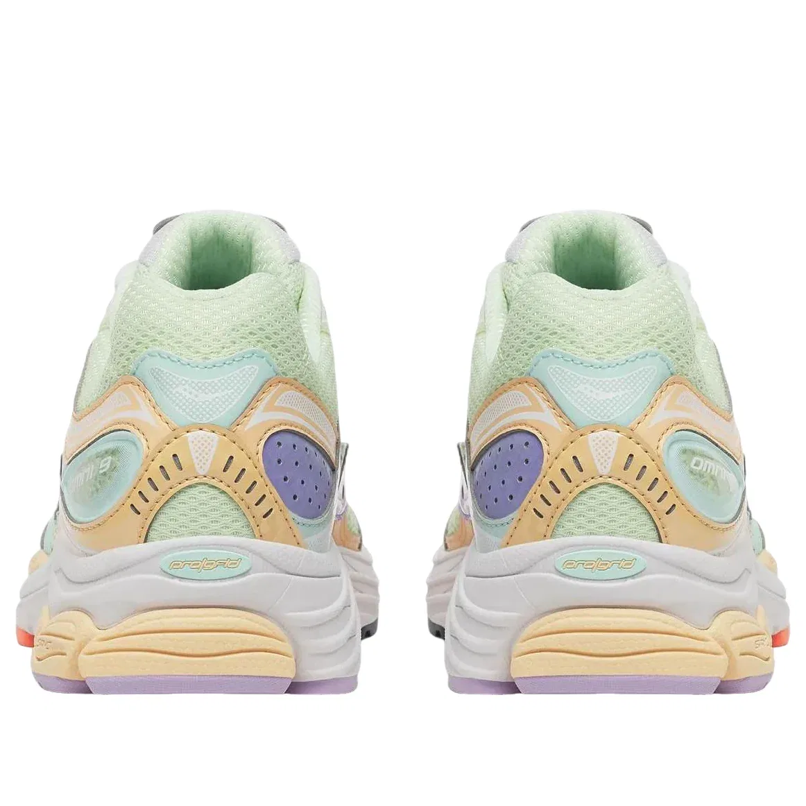 Кроссовки Saucony Progrid Omni 9 Prism 'Lime Ordchid' S71034-1, зеленый — фото 4