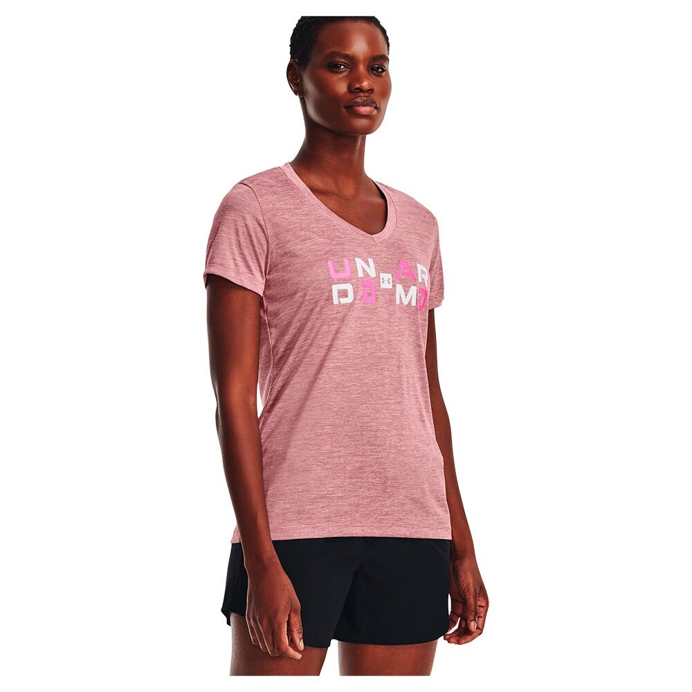 

Футболка Under Armour Tech Twist Graphic, розовый