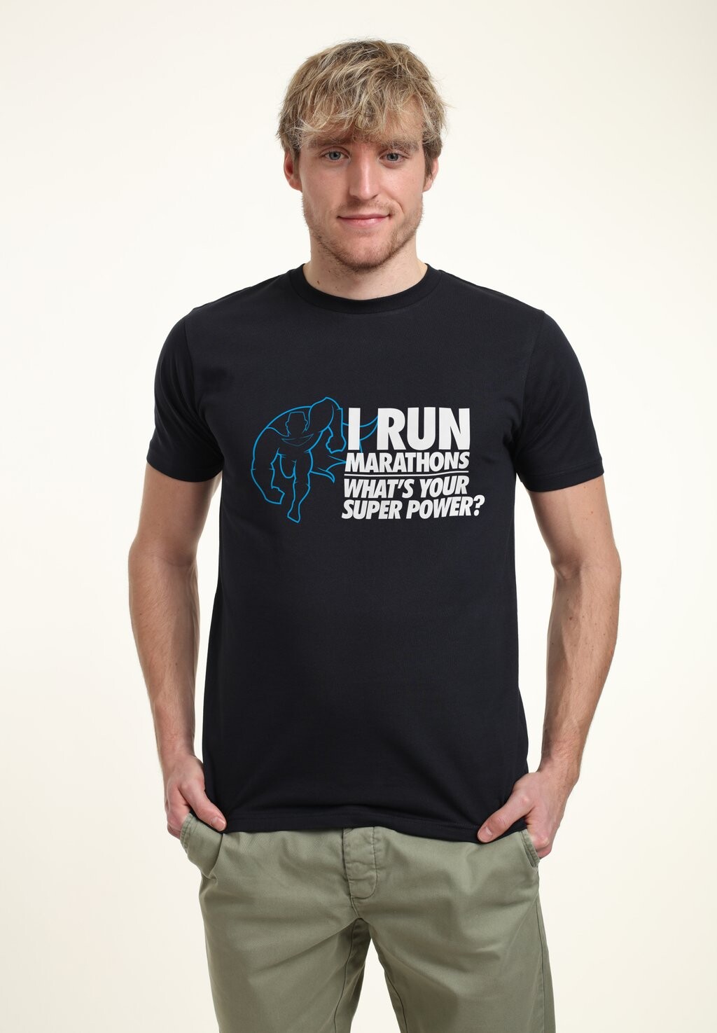 

Футболка с принтом RUNNING DUKE SONS MARATHONS Henry Tiger, темно-синий