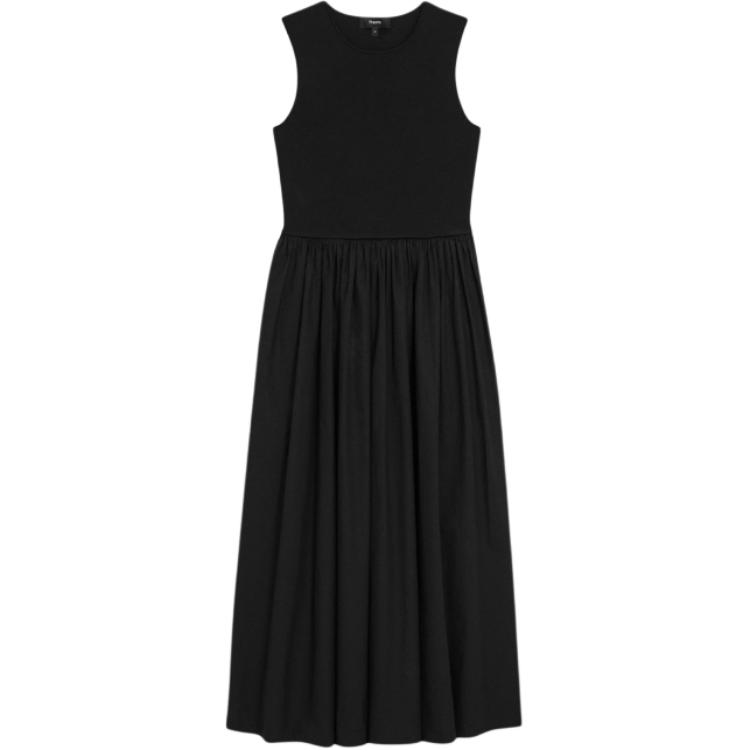 

THEORY Женское черное платье без рукавов