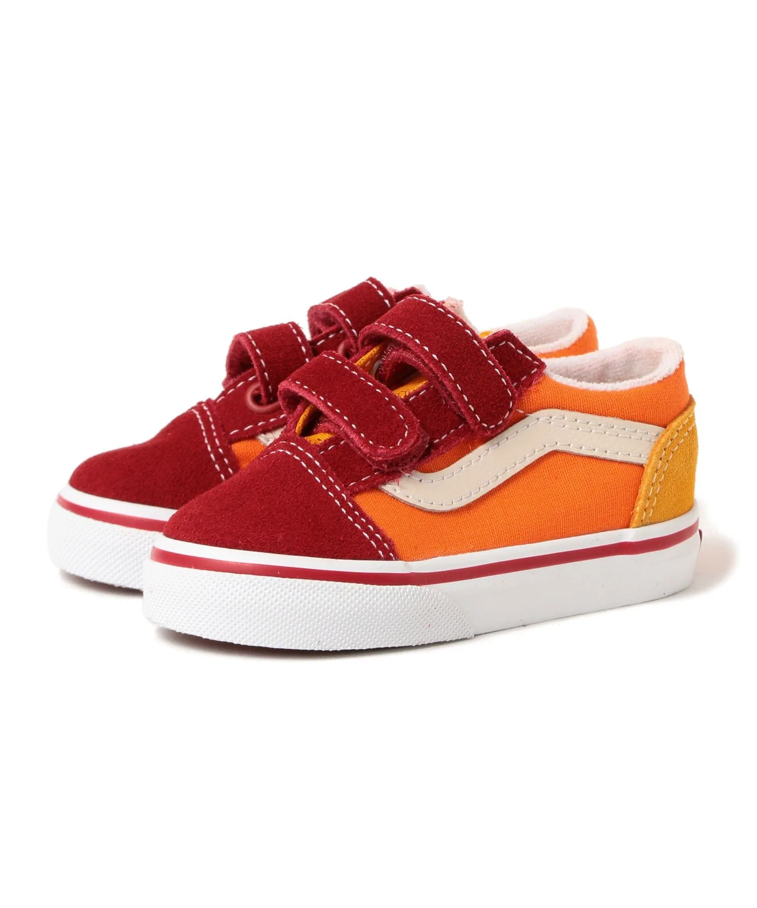 Детские кроссовки VANS Old Skool для детей оранжевые