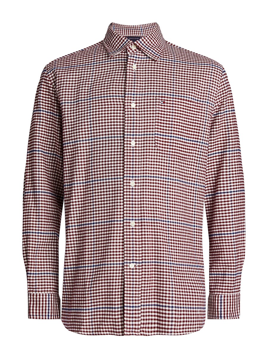 

Клетчатая рубашка TOMMY HILFIGER Regular fit Button Up Shirt, красный