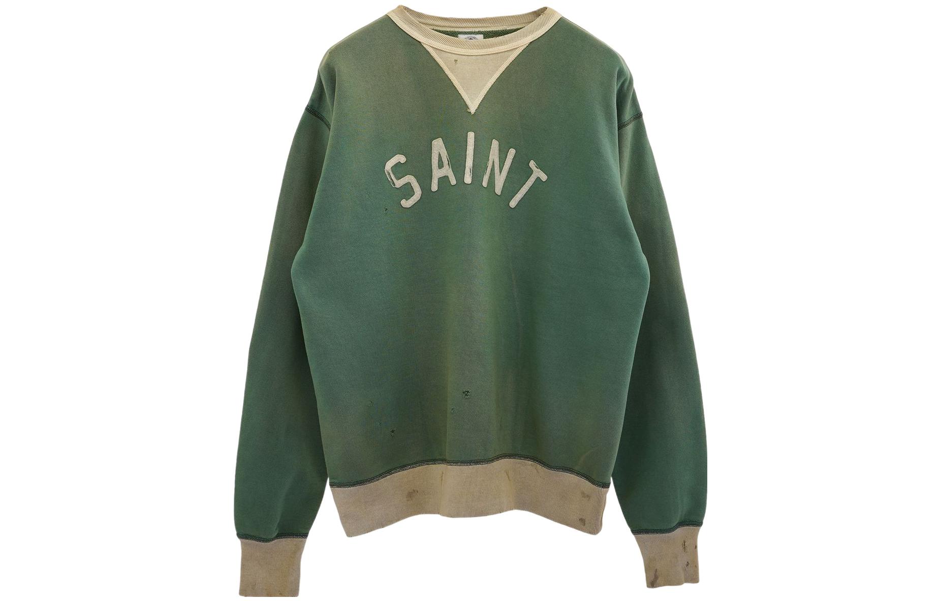 

Свитшот унисекс зеленый SAINT Mxxxxxx