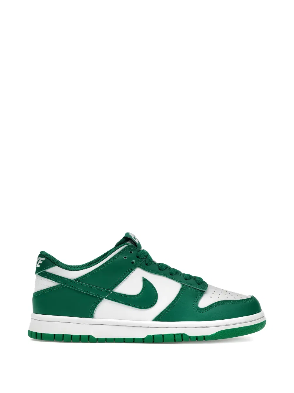 Низкие кроссовки Dunk на шнуровке Nike Kids, зеленый — фото 2