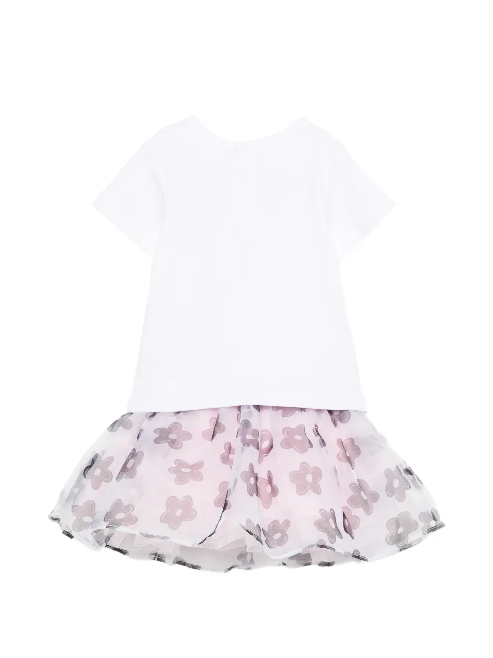 Комплект с юбкой в цветочек Marc Jacobs Kids, розовый — фото 2