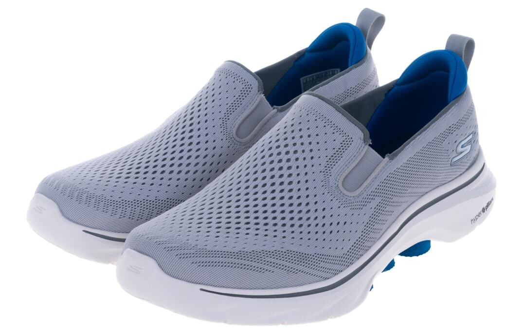 Кроссовки Skechers GO WALK 7 Lifestyle Shoes Men Low-top Blue, синий — фото 3
