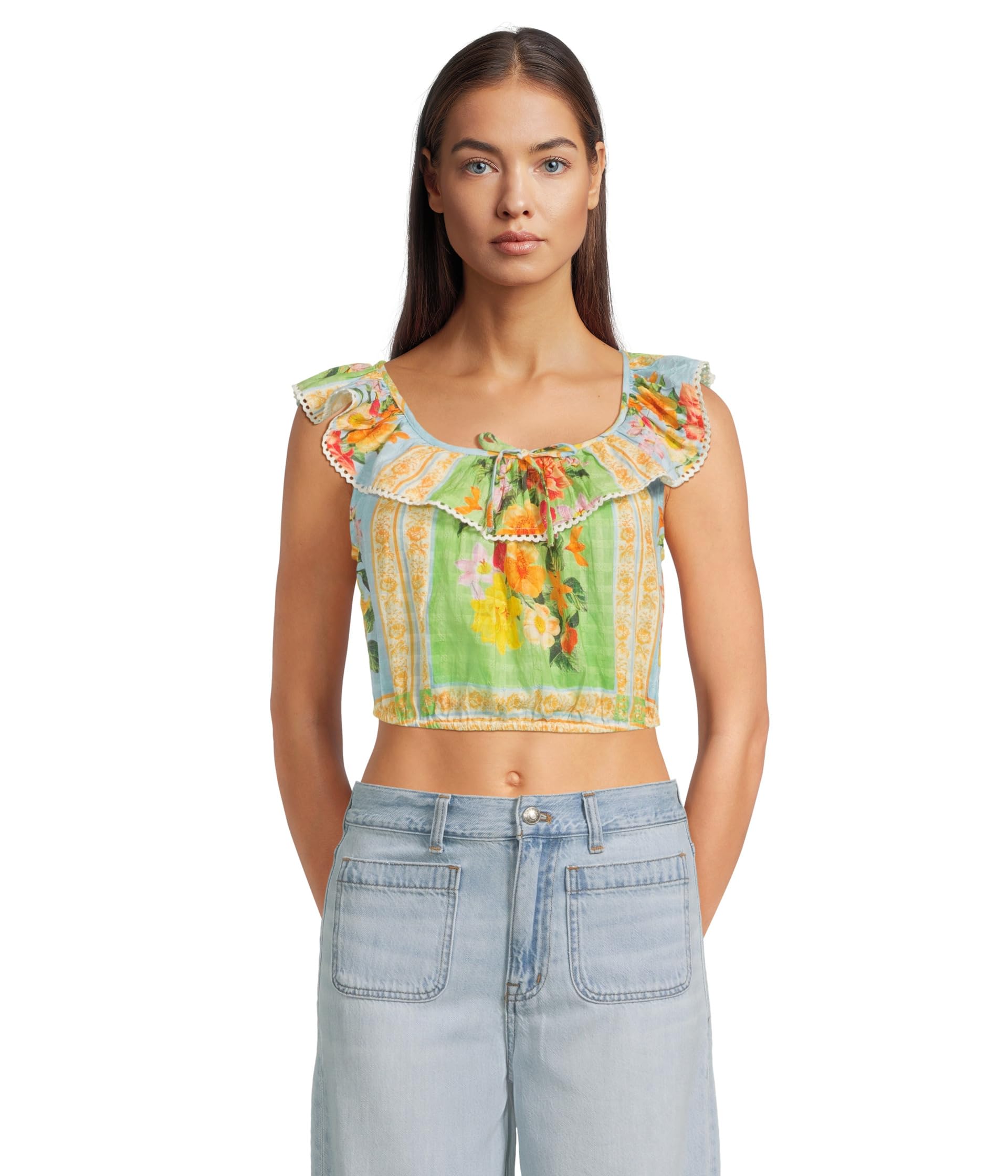 

Топ Show Me Your Mumu Carson Top, White Eyelet