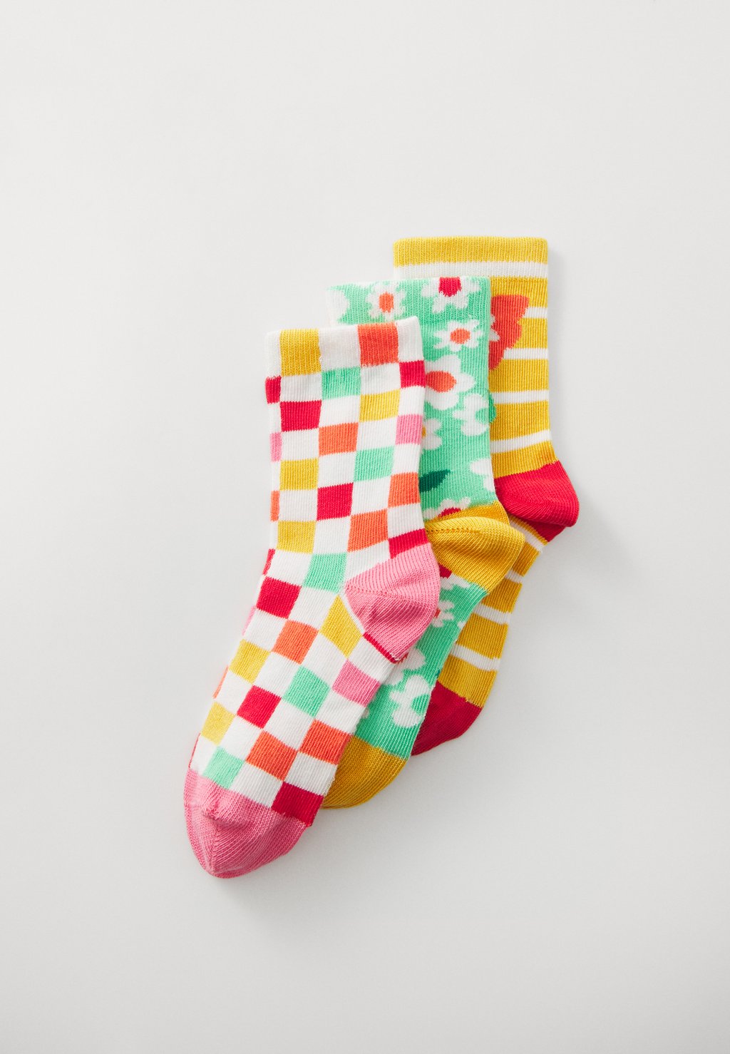 

Носки UNISEX 3 PACK Frugi, цвет Rosa/Hellgrün/Apricot