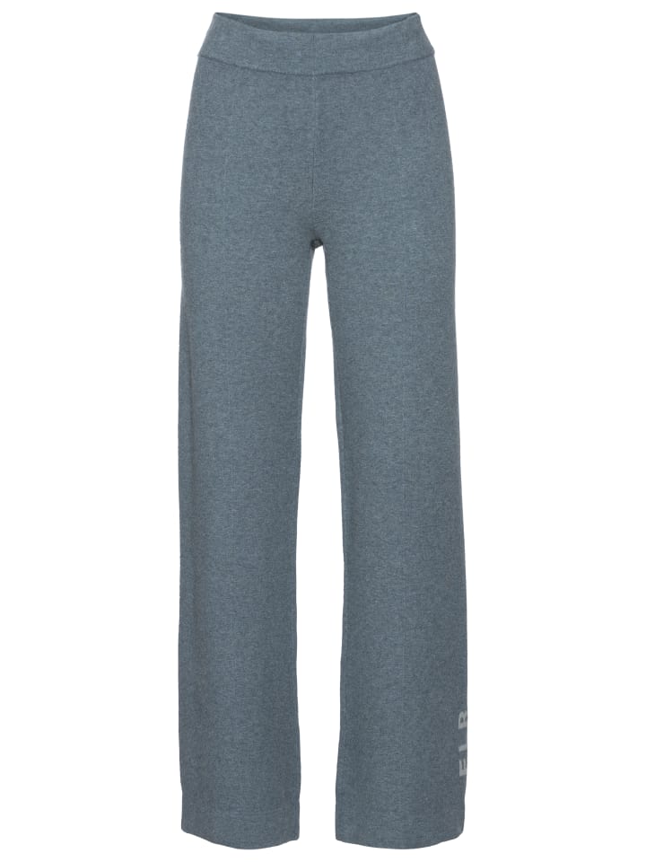 

ELBSAND Вязаные брюки цвета бензина