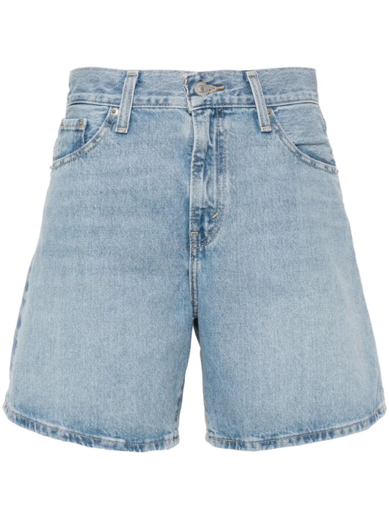 

Levi's джинсовые шорты с завышенной талией, синий