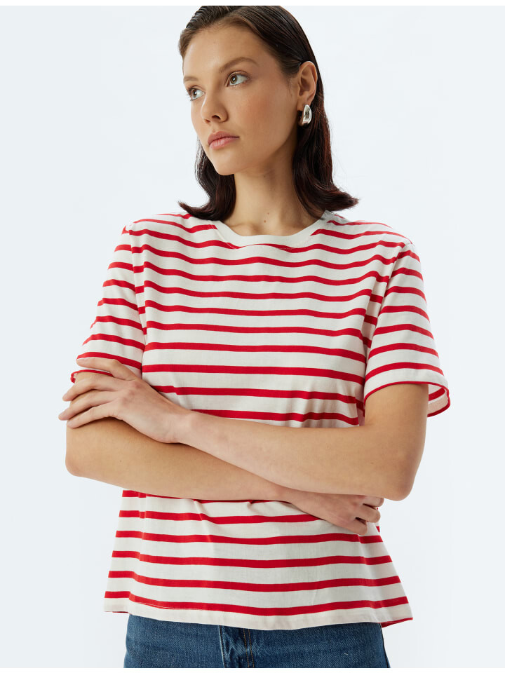 

Футболка KOTON T shirt, цвет rot gestreift